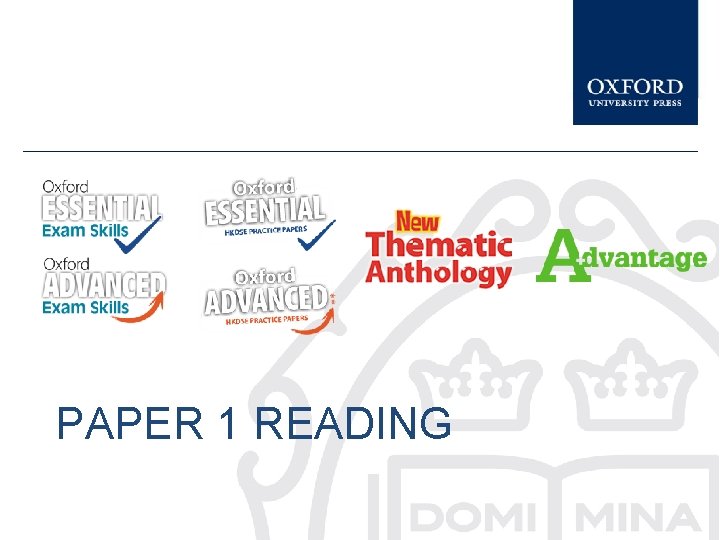 PAPER 1 READING 