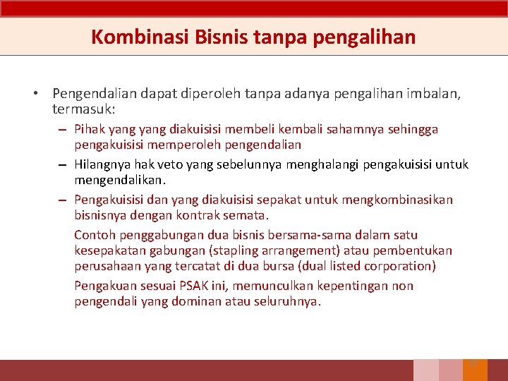 Psak 22 Kombinasi Bisnis Ifrs 3 Business Combination