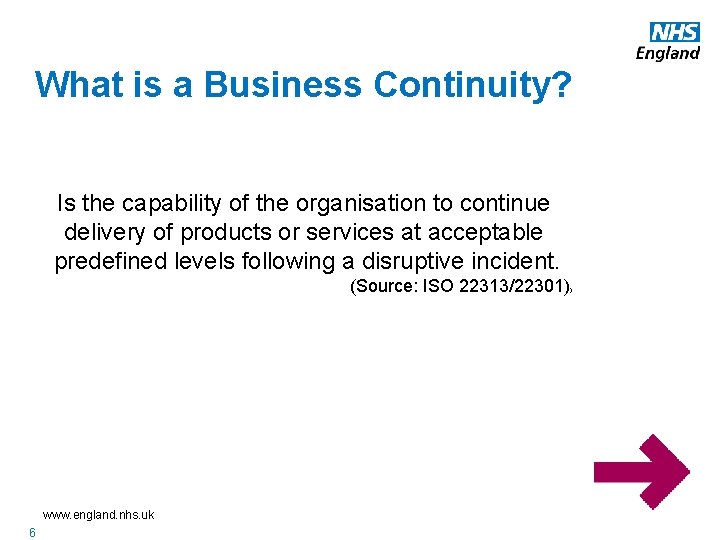 What is a Business Continuity? Is the capability of the organisation to continue delivery What is a Business Continuity? Is the capability of the organisation to continue delivery