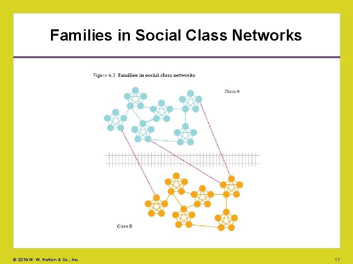 Families in Social Class Networks © 2014 W. W. Norton & Co. , Inc.