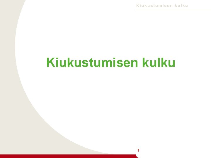 Kiukustumisen kulku 1 1 