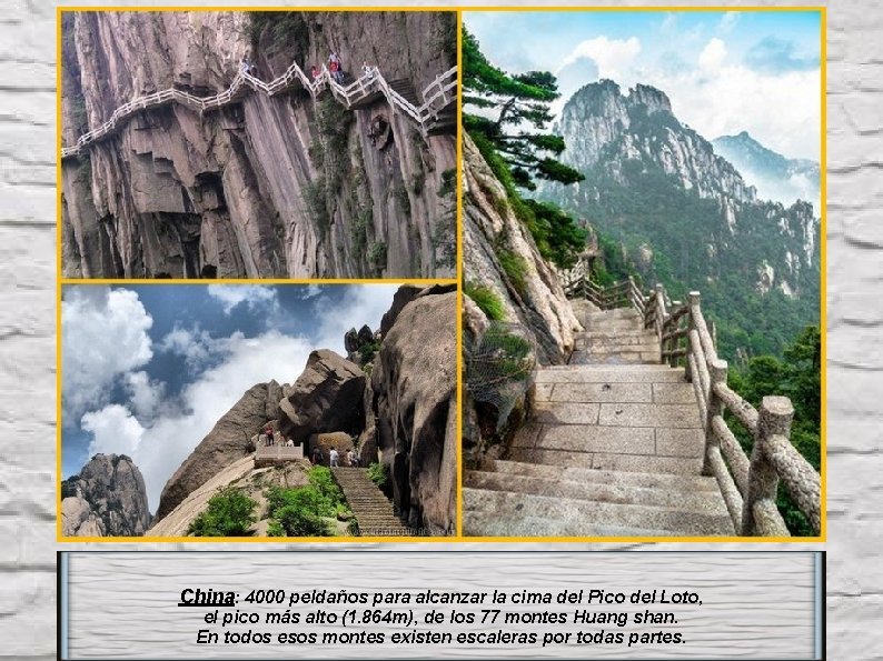 China: 4000 peldaños para alcanzar la cima del Pico del Loto, el pico más