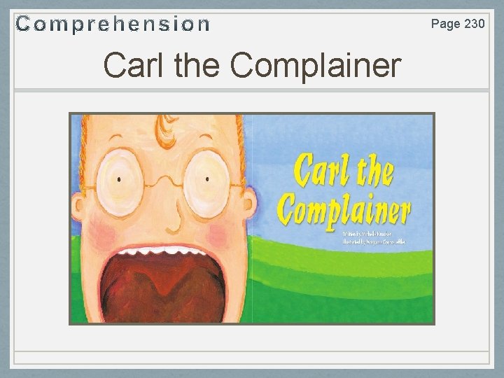 Page 230 Carl the Complainer 