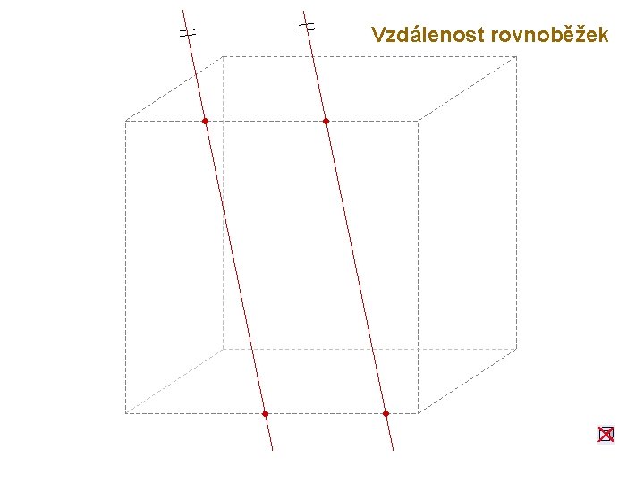 Vzdálenost rovnoběžek 