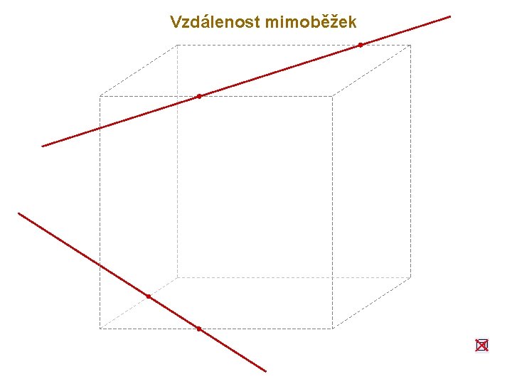 Vzdálenost mimoběžek 