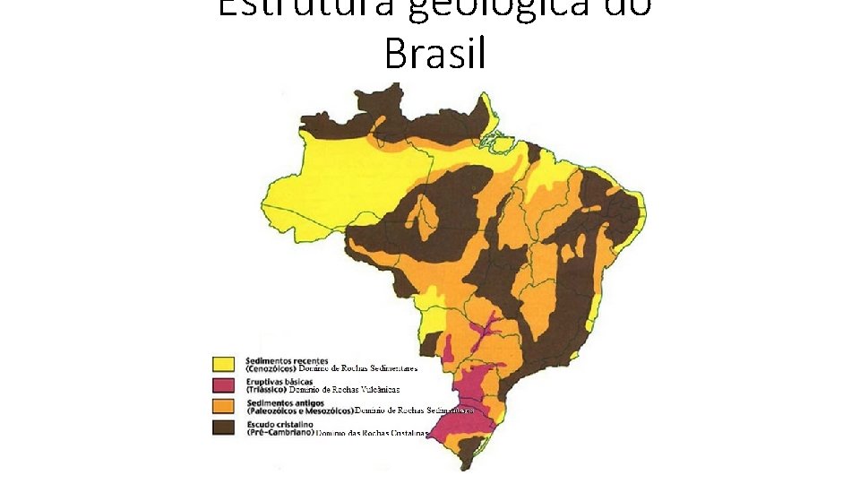 Estrutura geológica do Brasil 