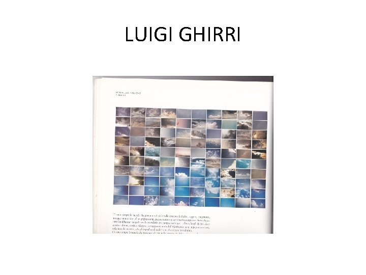 LUIGI GHIRRI 