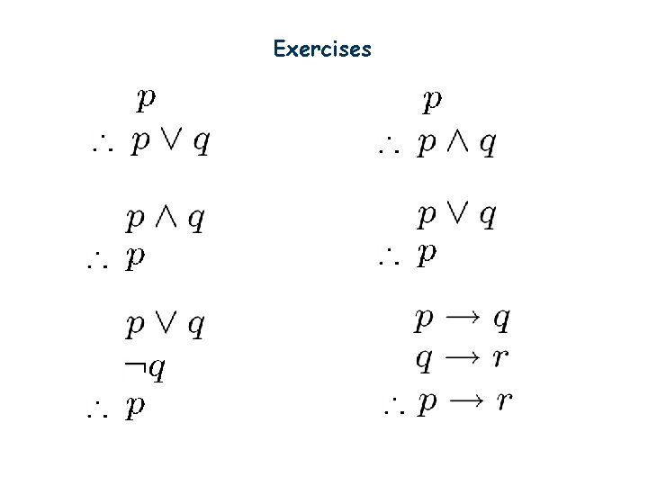 Exercises 