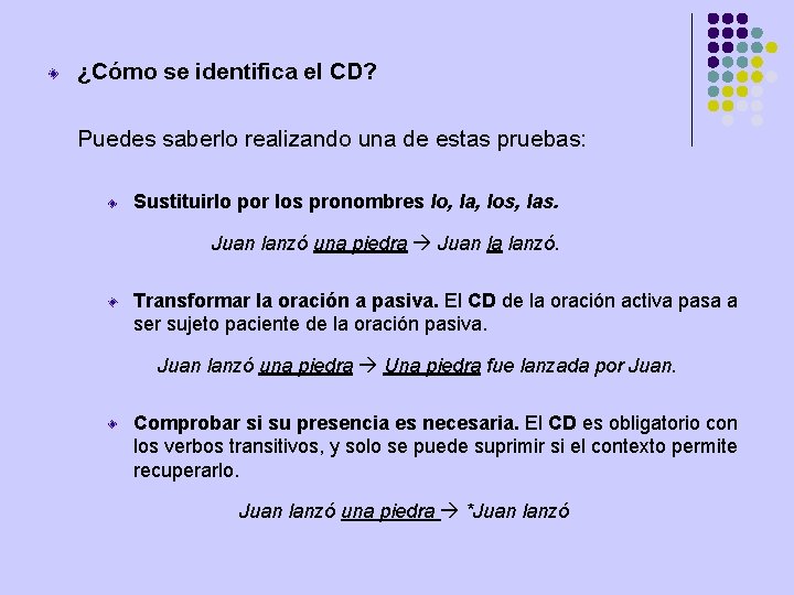 ¿Cómo se identifica el CD? Puedes saberlo realizando una de estas pruebas: Sustituirlo por