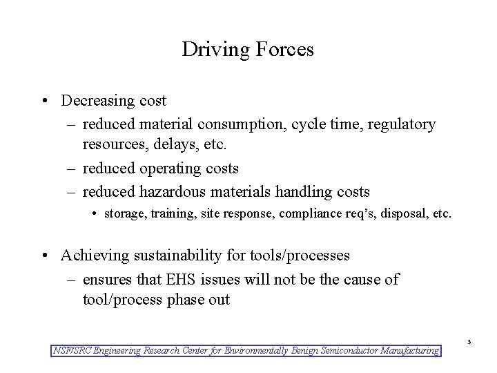 DFEHS Design for Environment Health and Safety Material