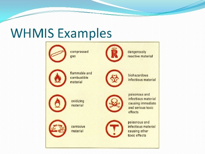 WHMIS Examples 
