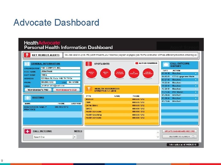 Advocate Dashboard 9 