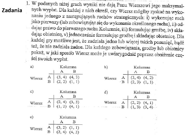 Zadania 