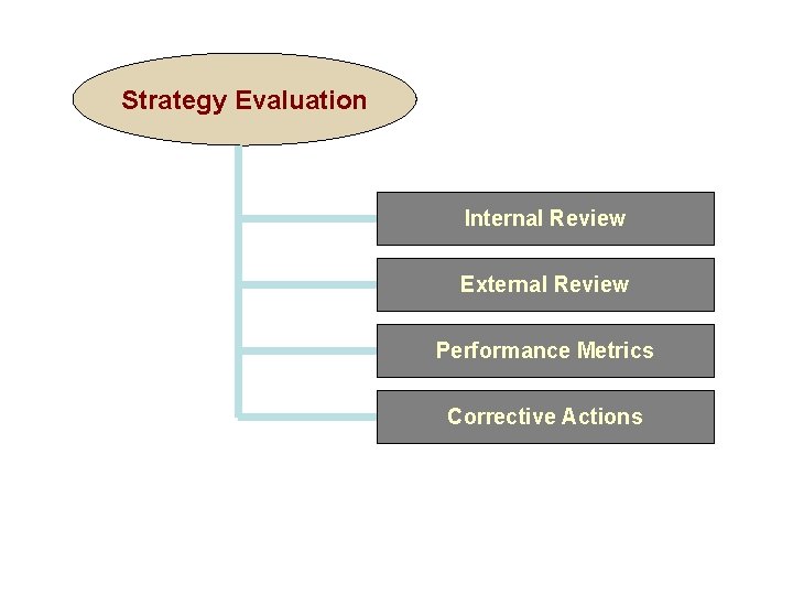Strategy Evaluation Internal Review External Review Performance Metrics Corrective Actions Strategy Evaluation Internal Review External Review Performance Metrics Corrective Actions