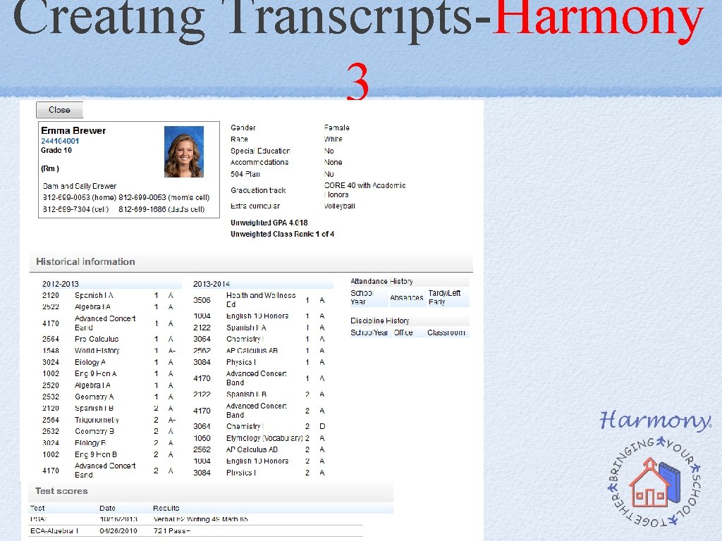 Creating Transcripts-Harmony 3 Creating Transcripts-Harmony 3