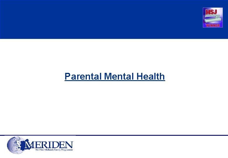Parental Mental Health 