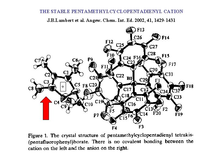 THE STABLE PENTAMETHYLCYCLOPENTADIENYL CATION J. B. Lambert et al. Angew. Chem. Int. Ed. 2002,