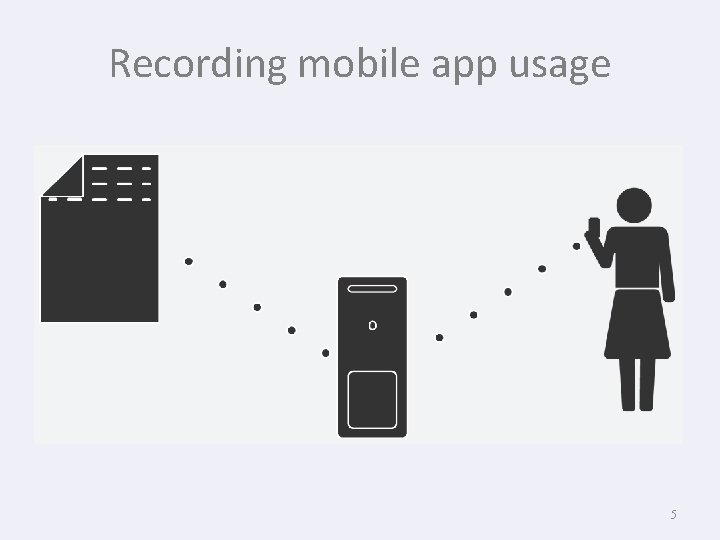 Recording mobile app usage 5 