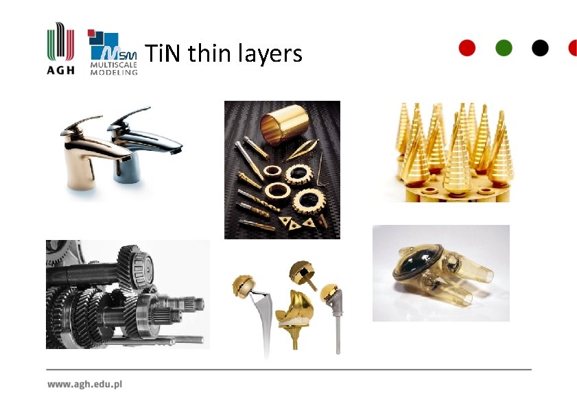 Ti. N thin layers 