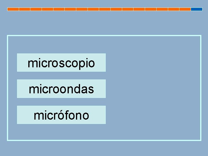 microscopio microondas micrófono 