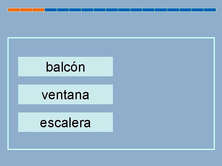 balcón ventana escalera 