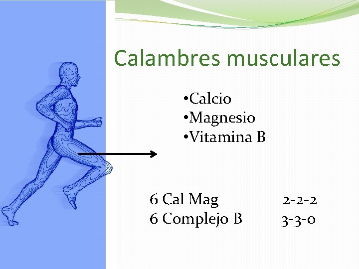 Calambres musculares • Calcio • Magnesio • Vitamina B 6 Cal Mag 6 Complejo