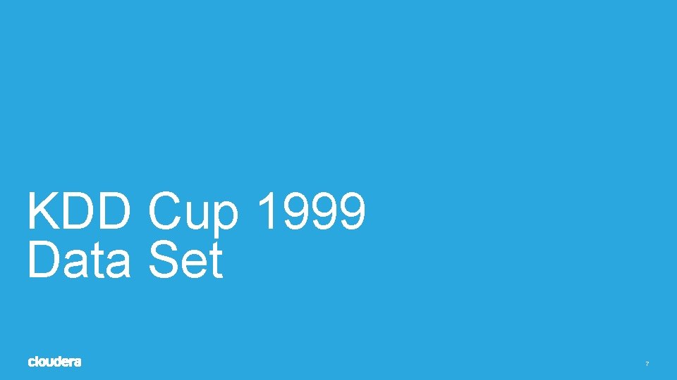 KDD Cup 1999 Data Set 7 