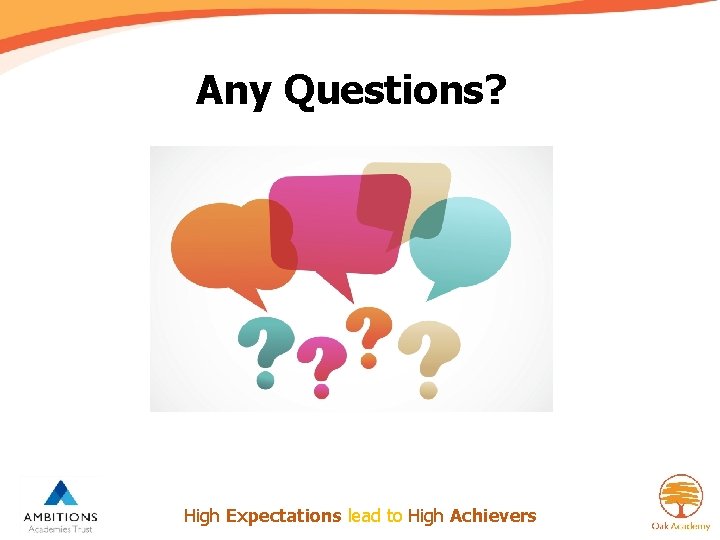 Any Questions? High Expectations lead to High Achievers 