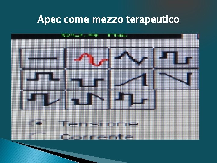 Apec come mezzo terapeutico 