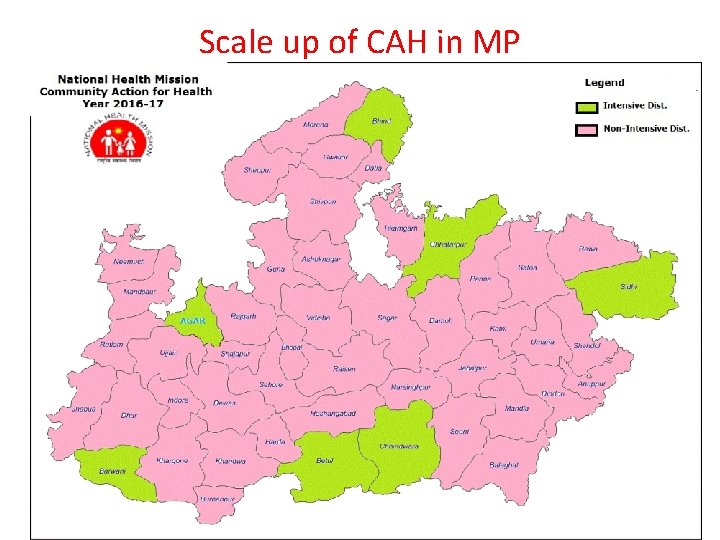 Scale up of CAH in MP 