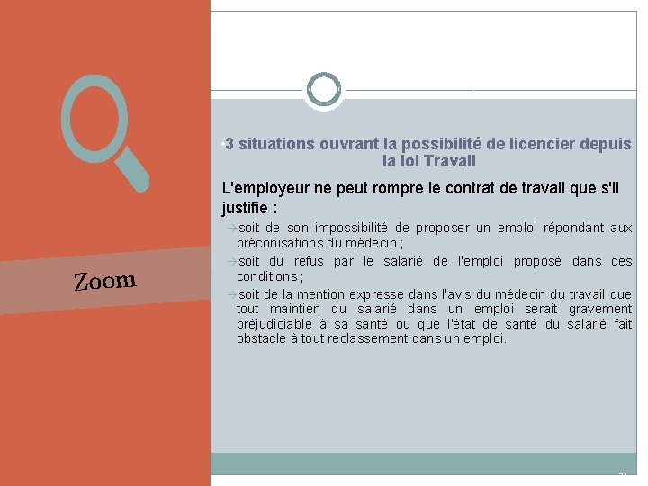  • 3 situations ouvrant la possibilité de licencier depuis la loi Travail L'employeur