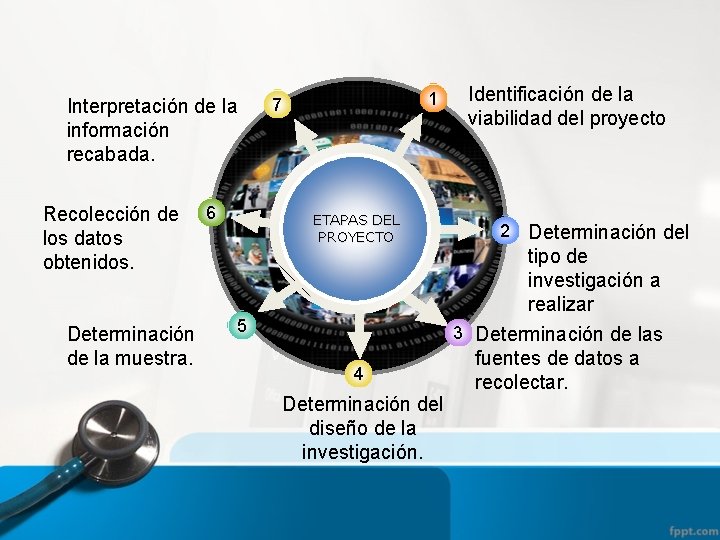 Interpretación de la información recabada. Recolección de los datos obtenidos. Determinación de la muestra.