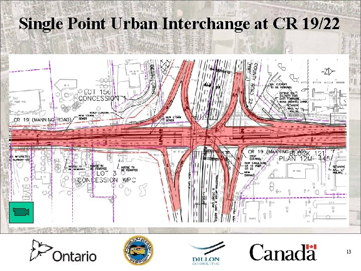 Single Point Urban Interchange at CR 19/22 13 