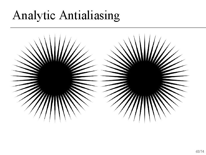 Analytic Antialiasing 68/74 
