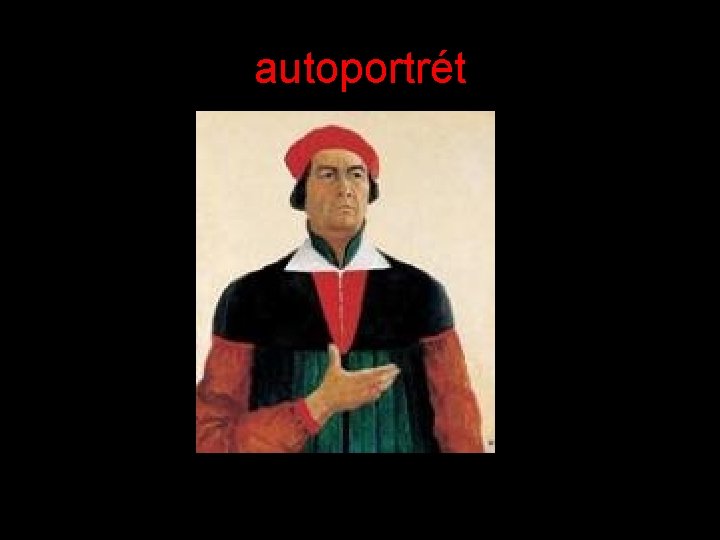 autoportrét 