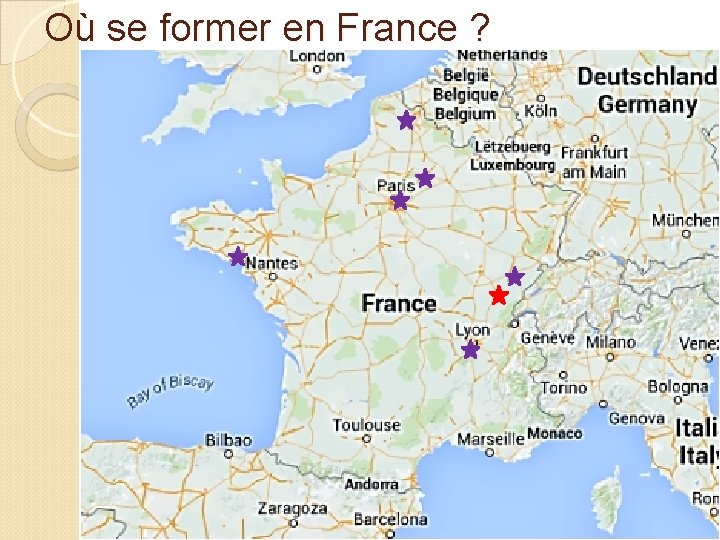 Où se former en France ? 