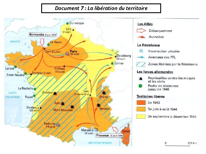 Document 7 : La libération du territoire 