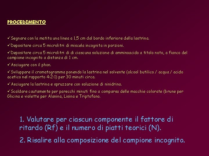 PROCEDIMENTO üSegnare con la matita una linea a 1, 5 cm dal bordo inferiore PROCEDIMENTO üSegnare con la matita una linea a 1, 5 cm dal bordo inferiore