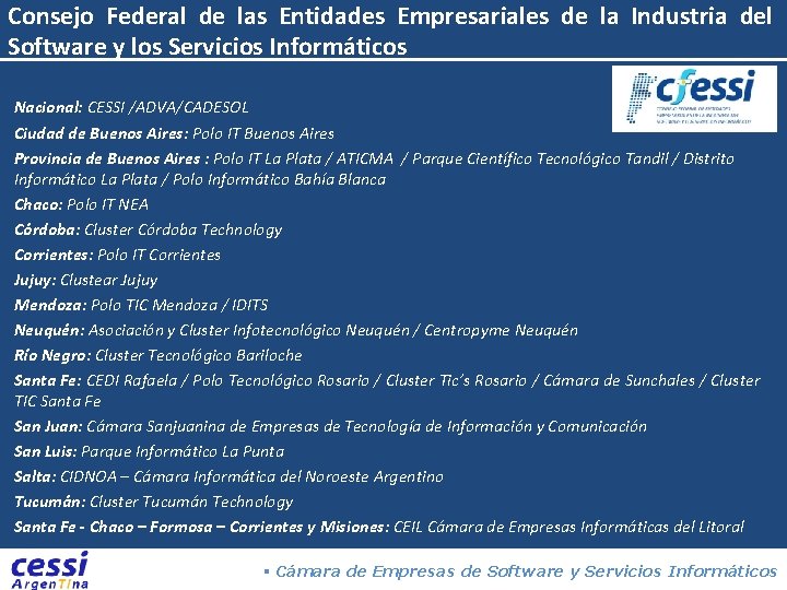 Consejo Federal de las Entidades Empresariales de la Industria del Software y los Servicios