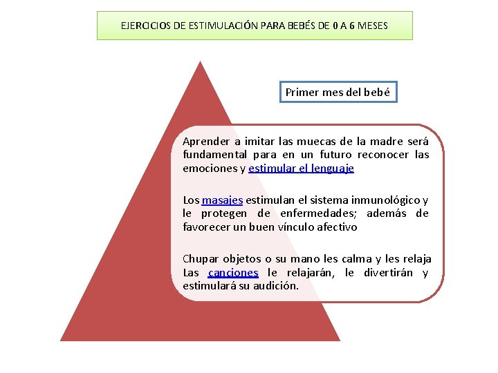 EJERCICIOS DE ESTIMULACIÓN PARA BEBÉS DE 0 A 6 MESES Primer mes del bebé