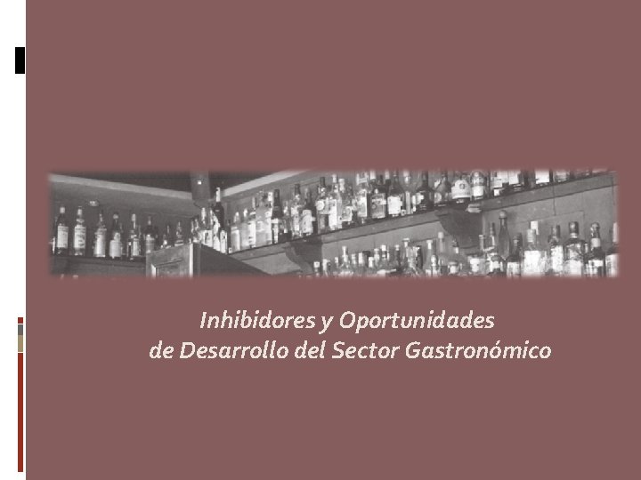 Inhibidores y Oportunidades de Desarrollo del Sector Gastronómico 