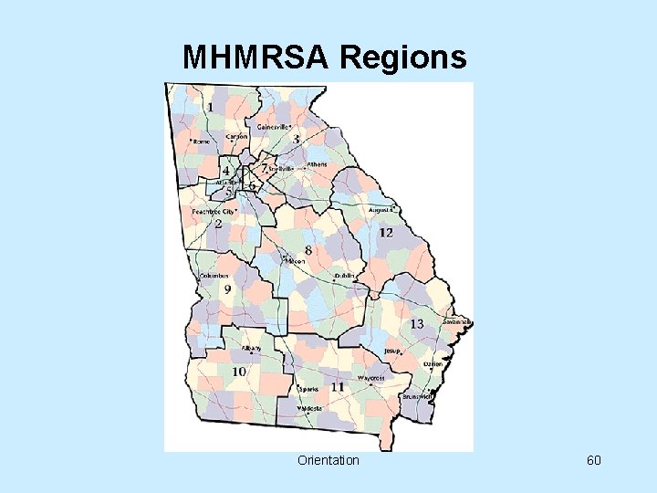 MHMRSA Regions Orientation 60 