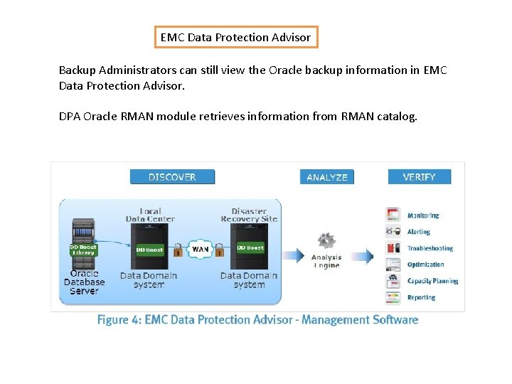 EMC Data Protection Advisor Backup Administrators can still view the Oracle backup information in