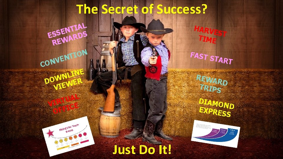 The Secret of Success? AL I T EN S S S E D R