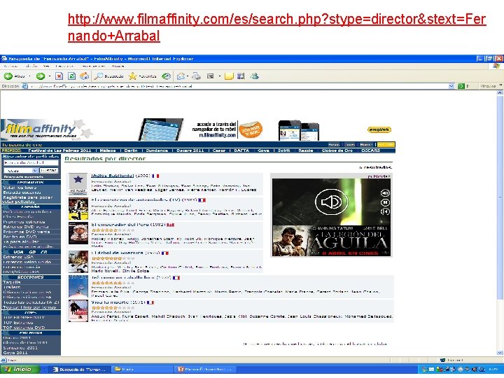 http: //www. filmaffinity. com/es/search. php? stype=director&stext=Fer nando+Arrabal 