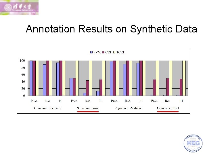 Annotation Results on Synthetic Data 