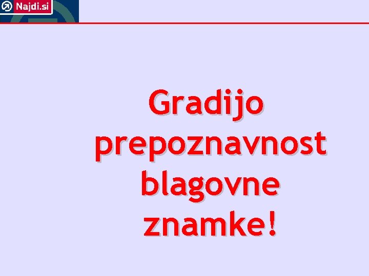 Gradijo prepoznavnost blagovne znamke! 