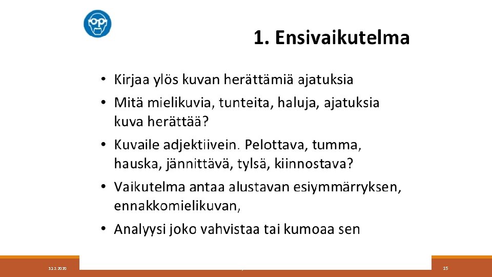 3. 12. 2020 SARI TOIVAKKA, KAUHAVAN LUKIO 15 
