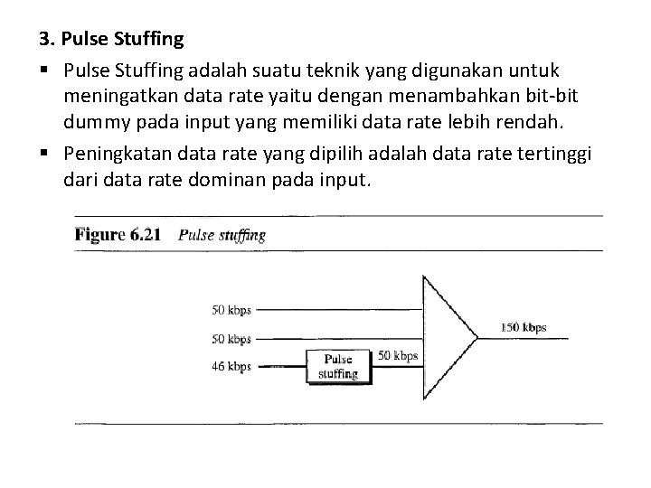3. Pulse Stuffing § Pulse Stuffing adalah suatu teknik yang digunakan untuk meningatkan data 3. Pulse Stuffing § Pulse Stuffing adalah suatu teknik yang digunakan untuk meningatkan data
