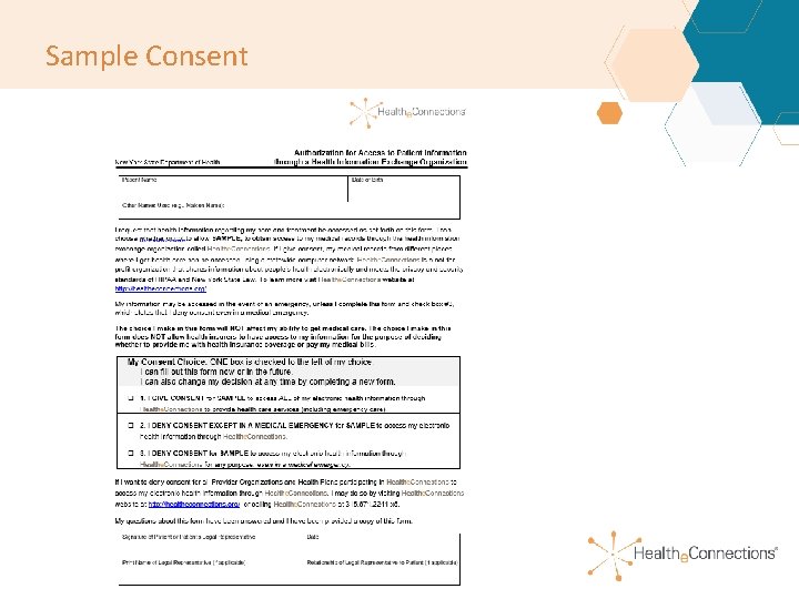 Sample Consent Sample Consent